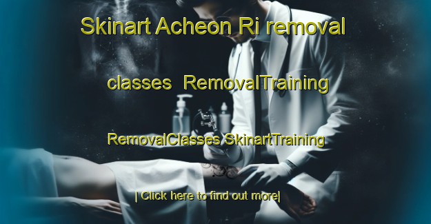 Skinart Acheon Ri removal classes | #RemovalTraining #RemovalClasses #SkinartTraining-Korea