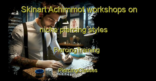 Skinart Achimmot workshops on niche piercing styles | #PiercingTraining #PiercingClasses #SkinartTraining-Korea