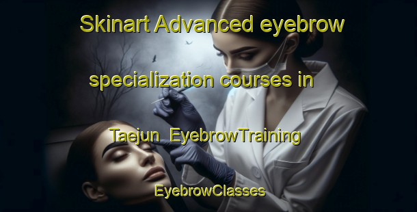 Skinart Advanced eyebrow specialization courses in Taejun | EyebrowTraining | EyebrowClasses | SkinartTraining-Korea