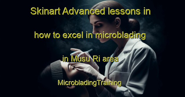 Skinart Advanced lessons in how to excel in microblading in Musu Ri area | MicrobladingTraining | MicrobladingClasses | SkinartTraining-Korea