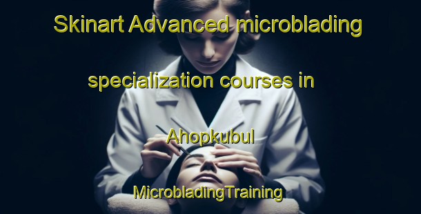 Skinart Advanced microblading specialization courses in Ahopkubul | #MicrobladingTraining #MicrobladingClasses #SkinartTraining-Korea