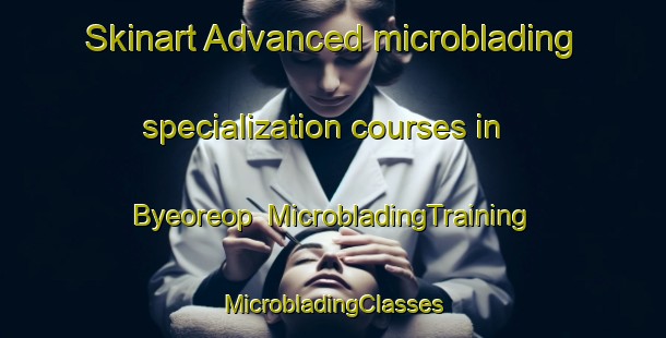 Skinart Advanced microblading specialization courses in Byeoreop | #MicrobladingTraining #MicrobladingClasses #SkinartTraining-Korea