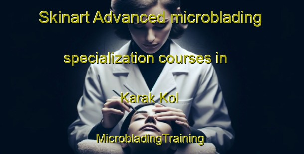 Skinart Advanced microblading specialization courses in Karak Kol | #MicrobladingTraining #MicrobladingClasses #SkinartTraining-Korea