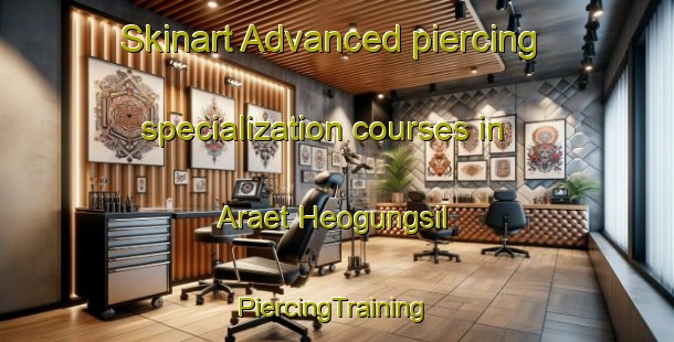 Skinart Advanced piercing specialization courses in Araet Heogungsil | #PiercingTraining #PiercingClasses #SkinartTraining-Korea