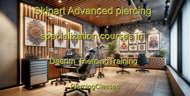 Skinart Advanced piercing specialization courses in Daerim | #PiercingTraining #PiercingClasses #SkinartTraining-Korea