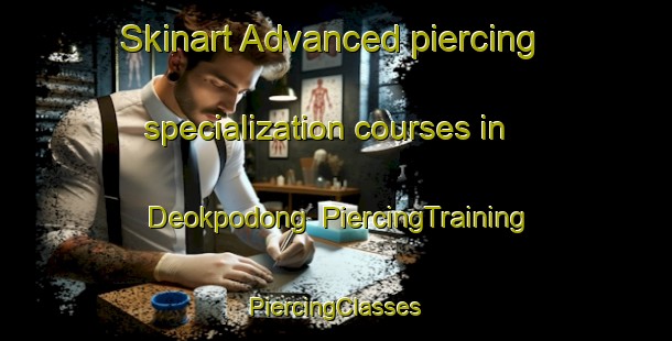 Skinart Advanced piercing specialization courses in Deokpodong | #PiercingTraining #PiercingClasses #SkinartTraining-Korea