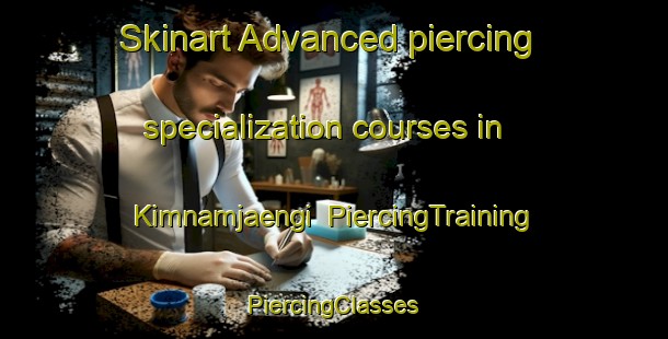 Skinart Advanced piercing specialization courses in Kimnamjaengi | #PiercingTraining #PiercingClasses #SkinartTraining-Korea