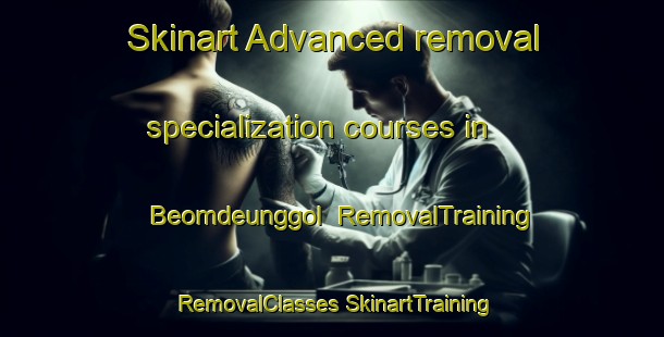 Skinart Advanced removal specialization courses in Beomdeunggol | #RemovalTraining #RemovalClasses #SkinartTraining-Korea