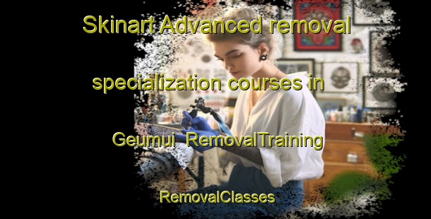 Skinart Advanced removal specialization courses in Geumui | RemovalTraining | RemovalClasses | SkinartTraining-Korea