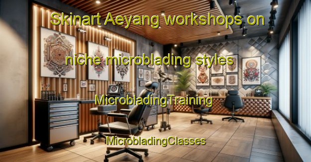 Skinart Aeyang workshops on niche microblading styles | #MicrobladingTraining #MicrobladingClasses #SkinartTraining-Korea