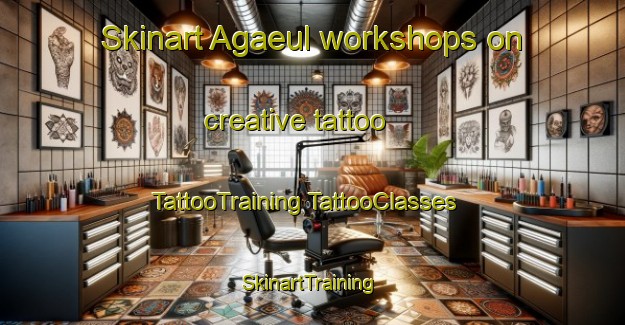 Skinart Agaeul workshops on creative tattoo | #TattooTraining #TattooClasses #SkinartTraining-Korea