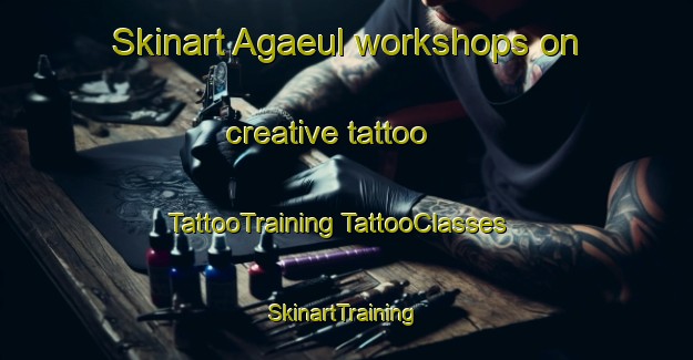 Skinart Agaeul workshops on creative tattoo | #TattooTraining #TattooClasses #SkinartTraining-Korea