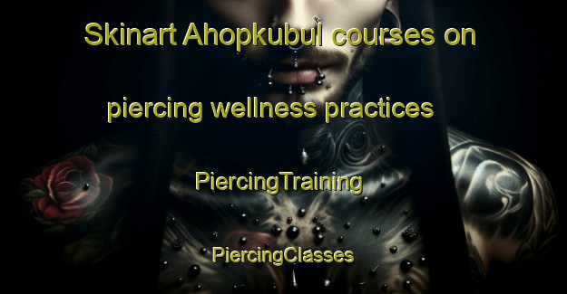 Skinart Ahopkubul courses on piercing wellness practices | #PiercingTraining #PiercingClasses #SkinartTraining-Korea