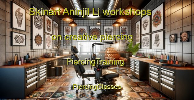 Skinart Aninjil Li workshops on creative piercing | #PiercingTraining #PiercingClasses #SkinartTraining-Korea