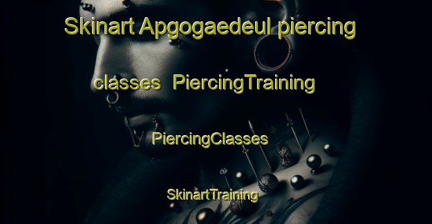 Skinart Apgogaedeul piercing classes | PiercingTraining | PiercingClasses | SkinartTraining-Korea