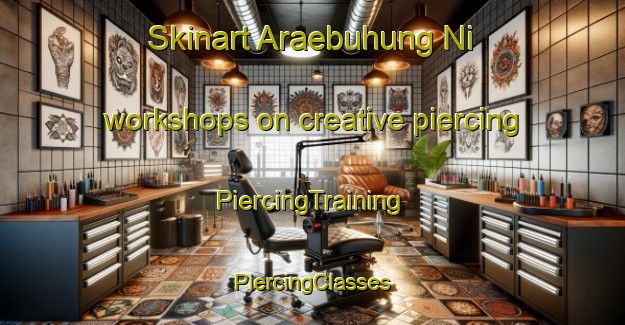 Skinart Araebuhung Ni workshops on creative piercing | #PiercingTraining #PiercingClasses #SkinartTraining-Korea