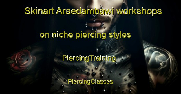 Skinart Araedambawi workshops on niche piercing styles | #PiercingTraining #PiercingClasses #SkinartTraining-Korea