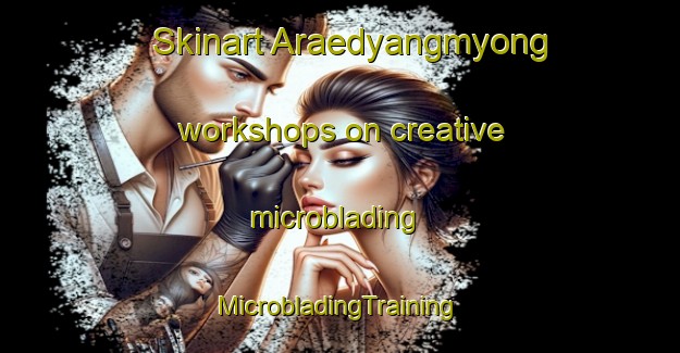 Skinart Araedyangmyong workshops on creative microblading | #MicrobladingTraining #MicrobladingClasses #SkinartTraining-Korea