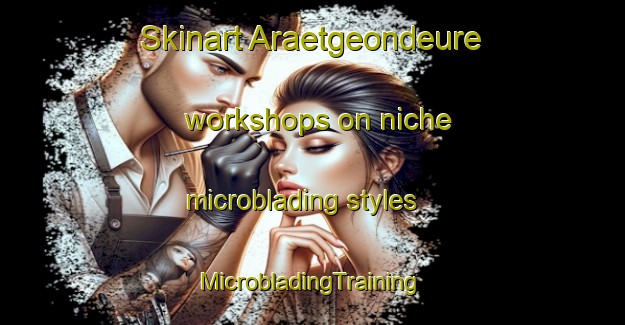 Skinart Araetgeondeure workshops on niche microblading styles | #MicrobladingTraining #MicrobladingClasses #SkinartTraining-Korea