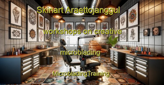 Skinart Araettojanggul workshops on creative microblading | #MicrobladingTraining #MicrobladingClasses #SkinartTraining-Korea