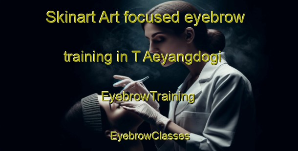 Skinart Art-focused eyebrow training in T Aeyangdogi | EyebrowTraining | EyebrowClasses | SkinartTraining-Korea