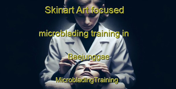 Skinart Art-focused microblading training in Baejunggae | #MicrobladingTraining #MicrobladingClasses #SkinartTraining-Korea