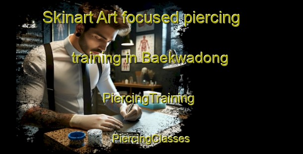 Skinart Art-focused piercing training in Baekwadong | #PiercingTraining #PiercingClasses #SkinartTraining-Korea