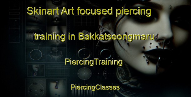 Skinart Art-focused piercing training in Bakkatseongmaru | #PiercingTraining #PiercingClasses #SkinartTraining-Korea