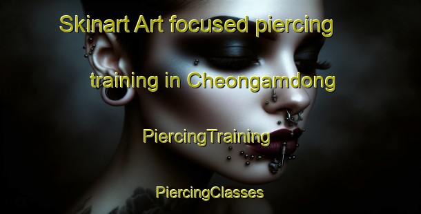 Skinart Art-focused piercing training in Cheongamdong | #PiercingTraining #PiercingClasses #SkinartTraining-Korea