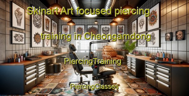 Skinart Art-focused piercing training in Cheongamdong | #PiercingTraining #PiercingClasses #SkinartTraining-Korea