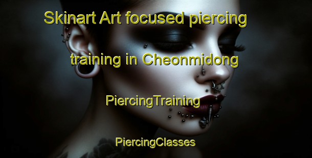 Skinart Art-focused piercing training in Cheonmidong | #PiercingTraining #PiercingClasses #SkinartTraining-Korea