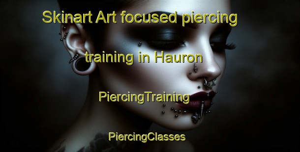 Skinart Art-focused piercing training in Hauron | PiercingTraining | PiercingClasses | SkinartTraining-Korea