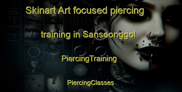 Skinart Art-focused piercing training in Sanseonggol | #PiercingTraining #PiercingClasses #SkinartTraining-Korea