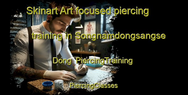 Skinart Art-focused piercing training in Songnamdongsangse Dong | #PiercingTraining #PiercingClasses #SkinartTraining-Korea