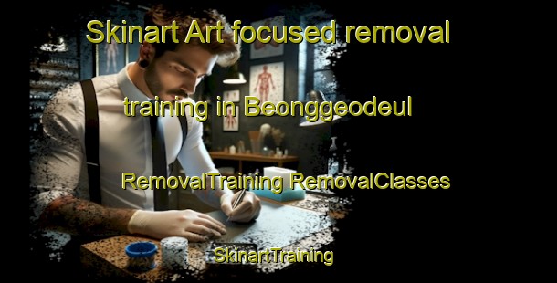 Skinart Art-focused removal training in Beonggeodeul | #RemovalTraining #RemovalClasses #SkinartTraining-Korea