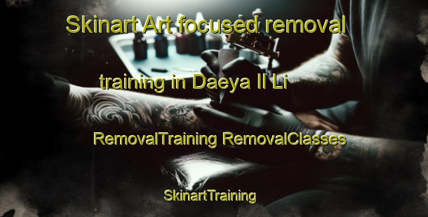 Skinart Art-focused removal training in Daeya Il Li | #RemovalTraining #RemovalClasses #SkinartTraining-Korea