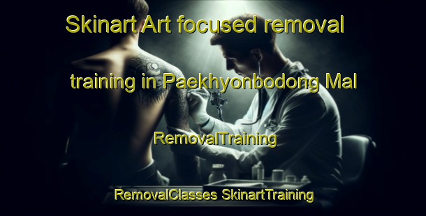 Skinart Art-focused removal training in Paekhyonbodong Mal | #RemovalTraining #RemovalClasses #SkinartTraining-Korea