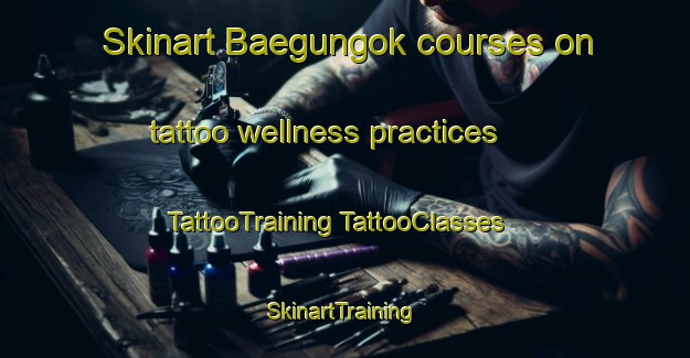 Skinart Baegungok courses on tattoo wellness practices | #TattooTraining #TattooClasses #SkinartTraining-Korea