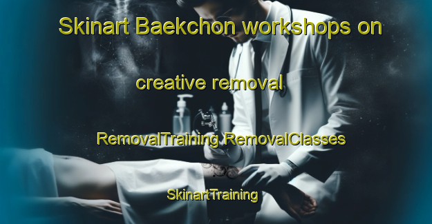 Skinart Baekchon workshops on creative removal | #RemovalTraining #RemovalClasses #SkinartTraining-Korea