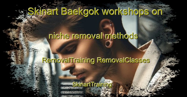 Skinart Baekgok workshops on niche removal methods | #RemovalTraining #RemovalClasses #SkinartTraining-Korea