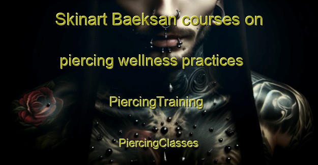 Skinart Baeksan courses on piercing wellness practices | #PiercingTraining #PiercingClasses #SkinartTraining-Korea