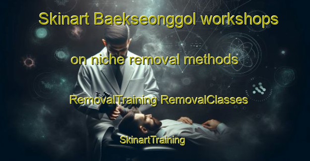 Skinart Baekseonggol workshops on niche removal methods | #RemovalTraining #RemovalClasses #SkinartTraining-Korea