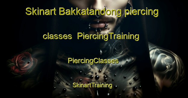 Skinart Bakkatandong piercing classes | #PiercingTraining #PiercingClasses #SkinartTraining-Korea