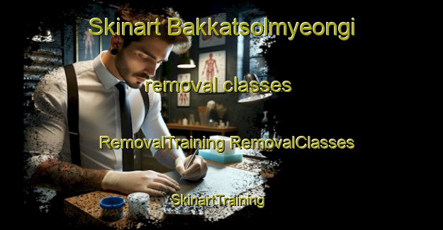 Skinart Bakkatsolmyeongi removal classes | #RemovalTraining #RemovalClasses #SkinartTraining-Korea