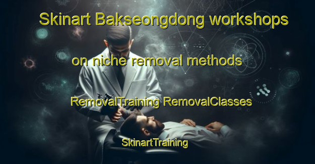 Skinart Bakseongdong workshops on niche removal methods | #RemovalTraining #RemovalClasses #SkinartTraining-Korea