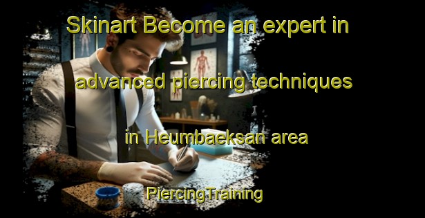 Skinart Become an expert in advanced piercing techniques in Heumbaeksan area | PiercingTraining | PiercingClasses | SkinartTraining-Korea