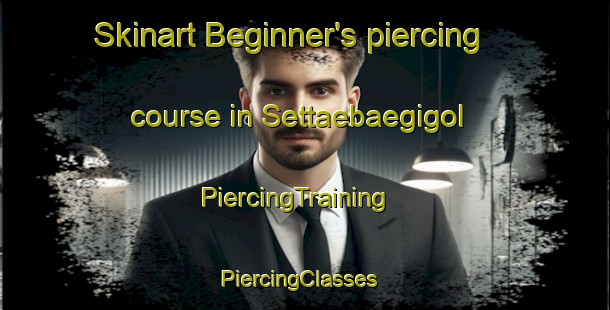 Skinart Beginner's piercing course in Settaebaegigol | PiercingTraining | PiercingClasses | SkinartTraining-Korea