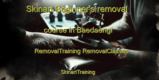 Skinart Beginner's removal course in Baedaengi | #RemovalTraining #RemovalClasses #SkinartTraining-Korea