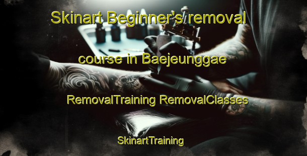 Skinart Beginner's removal course in Baejeunggae | #RemovalTraining #RemovalClasses #SkinartTraining-Korea