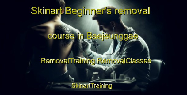 Skinart Beginner's removal course in Baejeunggae | #RemovalTraining #RemovalClasses #SkinartTraining-Korea